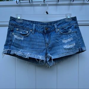 American Eagle Outfitters Women’s Distressed Jean Shorts Sz 10